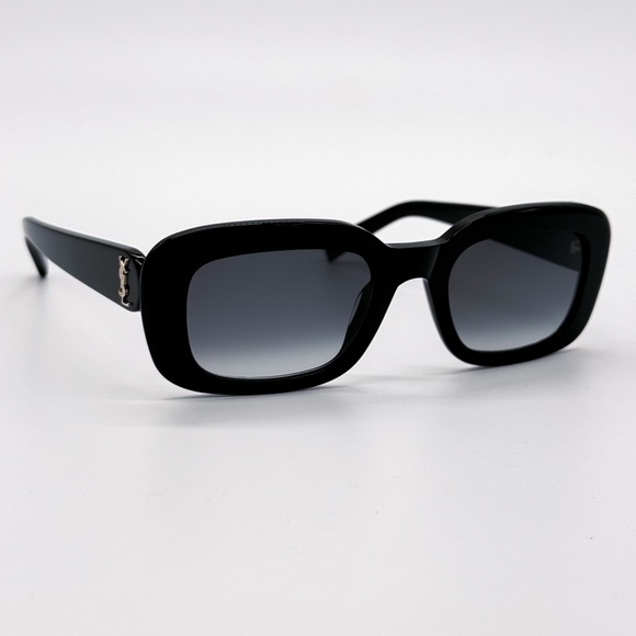 NEW SAINT LAURENT SL M130 002 BLACK GREY SLM130 002 SQUARE WOMEN SUNGLASSES - Picture 5 of 11